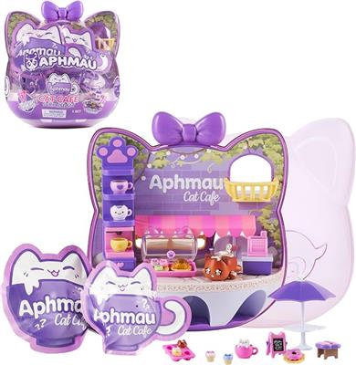 Amazon.com: Aphmau Cat Café Surprise Set | YouTube Minecraft Gaming Channel, Collect and Display, Mystery Unboxing, 1 of 2 Variants Possible, Official