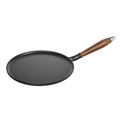 Buy Staub Pans 28 cm cast iron Pancake pan with wooden handle | ZWILLING.COM