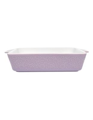Maxwell & Williams Blooms Rectangular Baker 27x19.5x6.5cm Gift Boxed in Lilac | MYER