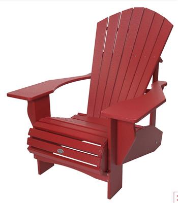 Recycled Plastic Muskoka Chair - Muskoka Red