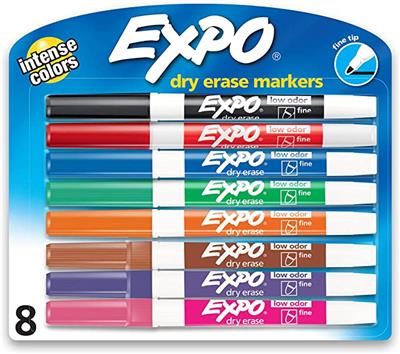 Expo Dry Erase Pen-Style Markers