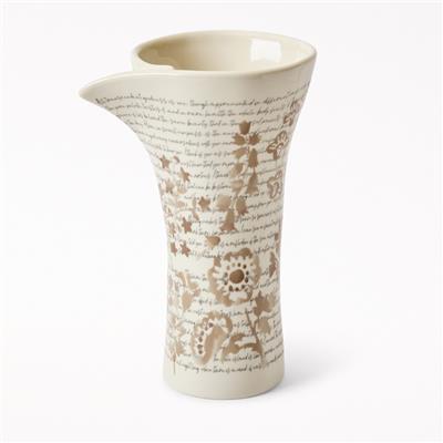 Ceramic Rolled Vase | Indigo