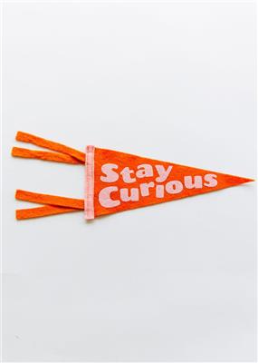 Stay Curious Pennant – Alice & Wonder