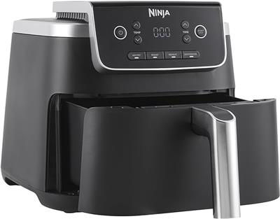 Ninja Air Fryer PRO 4.7L, Single Drawer, 4-in-1, Air Fry, Roast, Reheat, Dehydrate, Cooks 1-2 Portions, Digital, Cook From Frozen, Non-Stick Drawer &