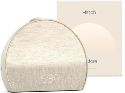 Amazon.com: Hatch Restore 3 Sunrise Alarm Clock & Sound Machine, Smart Light (Putty) | White noise machine & sunrise alarm light, 80  sleep sounds, sc