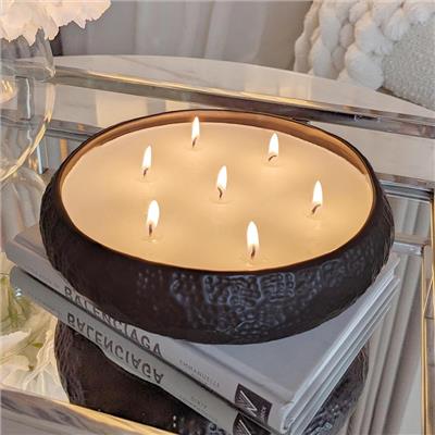 Aeolian 7 Wick Black Scented Candle – Rowen Homes