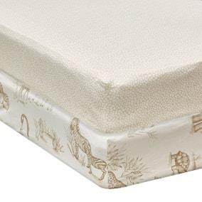 Sketched Animal Set of 2 100% Cotton Fitted Sheets | Dunelm