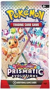 Amazon.com: Pokemon TCG: Scarlet & Violet Prismatic Evolutions Booster Pack (Random Art) - 10 Cards : Toys & Games