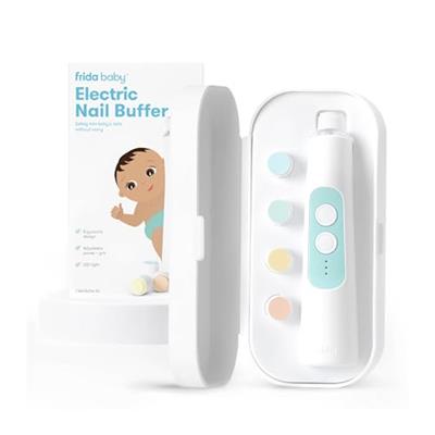 Frida Baby Electric Nail Trimmer | Safe + Easy Electric Nail File Baby Nail Clipper + Nail Trimmer Kit for Newborn, Toddler, or Childrens Fingernails