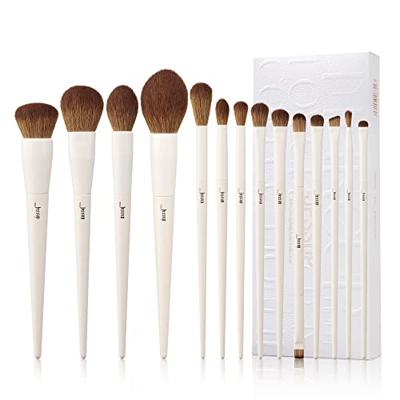 Jessup Makeup Brushes 14Pcs Makeup Brush Set Premium Synthetic Powder Foundation Contour Blush Concealer Eye Shadow Blending Liner Make Up Brush Kit L
