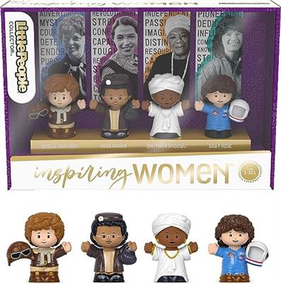 Little People Collector Inspiring Women Special Edition Figure Set in Display Gift Package for Adults & Fans, 4 Figurines