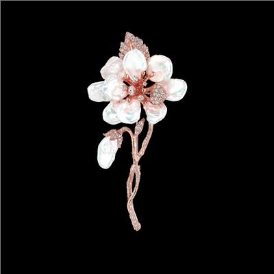 Rose Cherry Corsage Brooch – Anabela Chan Joaillerie