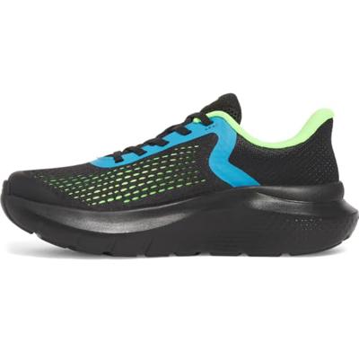 Under Armour Boys Pre School Rogue 4 Alternate Lace, (003) Black/Hyper Green/Hyper Green, 12, US