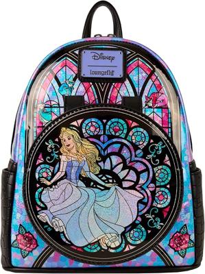 Amazon.com: Loungefly Disney Princess Stained Glass: Sleeping Beauty Mini-Backpack, Amazon Exclusive : Clothing, Shoes & Jewelry