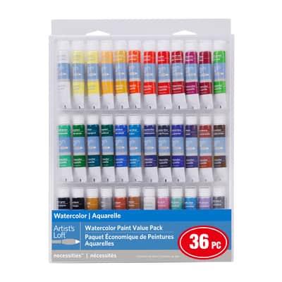 36 Color Watercolor Paint Value Pack by Artists Loftâ„¢ Necessitiesâ„¢ | Michaels