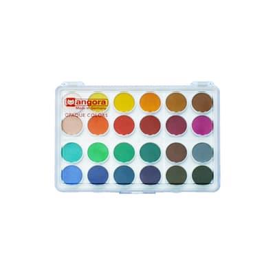Angora 24 Color Opaque Watercolor Pan Set | Michaels