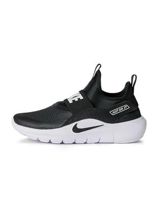 Nike Big Kids Flex Runner 4 Running Shoe, Black/Black-White, 4Y