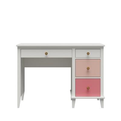 Little Seeds Monarch Hill Poppy Kids Desk With 2 Sets Of Knobs, Pink : Target