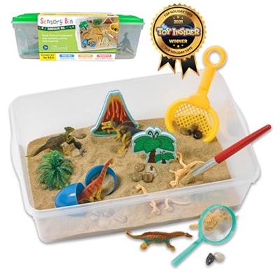 Creativity for Kids Sensory Bin: Dinosaur Dig - Dinosaur Toys for Kids Ages 3-5+, Preschool Learning Activities, Kids Gifts for Boys and Girls