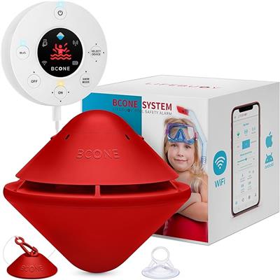 Amazon.com: BCONE® Pool Alarm by Lifebuoy® | ASTM F2208 Certified | Floating Safety Device with App Alerts   Alexa Voice Control | 2.4GHz Wi-Fi | for
