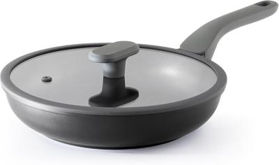 Amazon.com: PRICUSIS Nonstick Ceramic Frying Pan with Lid, Non Toxic Skillet, Healthy Egg Pan Nonstick Omelet Pan Chefs Pan, PTFE PFOA & PFAS Free, I