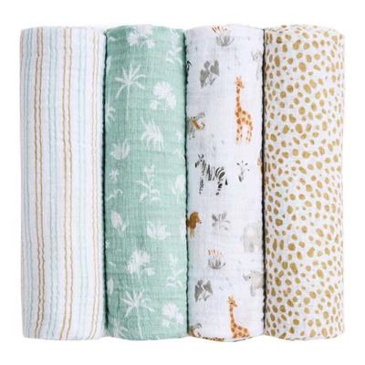 Aden & Anais Essentials - Muslin Swaddle -4 Pk | West Coast Kids