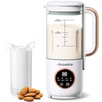 Automatic Nut Milk Maker, 35 OZ Homemade Almond,Plant-Based Milk and Dairy Free Beverages, Almond Mi