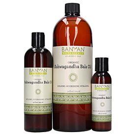 Organic Ashwagandha Bala Oil | Ashwagandha Oil | Body Massage Oil | Banyan Botanicals