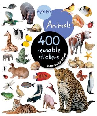 Workman Publishing Animals: 400 reusable stickers inspired by nature (Eye Like Stickers), multicolour, 1, 9780761169338