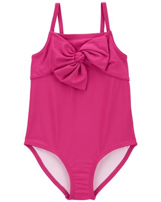 Pink Toddler Bow 1-Piece Swimsuit | carters.com