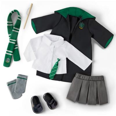 Harry Potter ™ Slytherin ™ School Uniform with Wand for 18-inch Dolls Toys Kids 5 Years + - Walmart.com