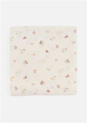 Floral Cotton Muslin Receiving Blanket | Woolworths.co.za