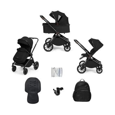Ickle Bubba Altima Pram 9 pcs - Black - ebebek