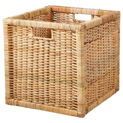 BRANÄS basket, rattan, 32x34x32 cm (12 ½x13 ½x12 ½) - IKEA CA