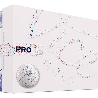 Vice Pro Drip Golf Balls 12pk - Red/Blue/White