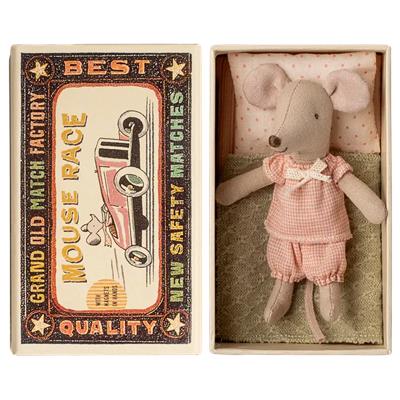 Maileg little sister mouse in matchbox – Dilly Dally Kids