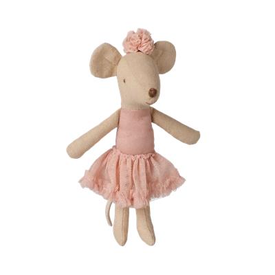 Pre Order Maileg Ballerina mouse, Big sister - Light heather – Dilly Dally Kids