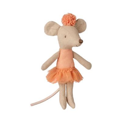 Pre Order Maileg Ballerina mouse, Little sister - Apricot – Dilly Dally Kids