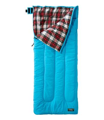 Kids L.L.Bean Flannel Lined Camp Sleeping Bag, 40°
