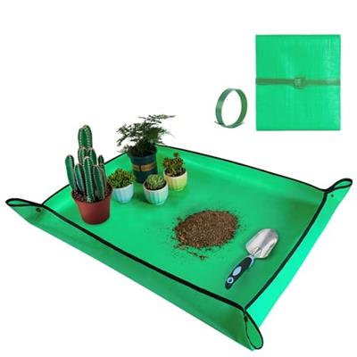 Large Repotting Mat for Plant Transplanting and Mess Control 39.5x 31.5 Thickened Waterproof Potting Tray Succulent Potting Mat Portable Gardening M