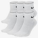 Nike Everyday Cushioned Training Ankle Socks (6 Pairs). Nike.com