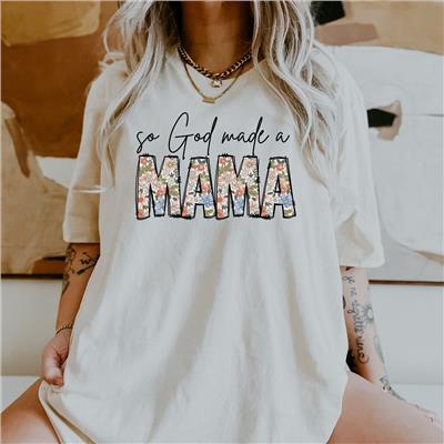 So God Made A Mama Shirt Mothers Day Gift Gift for Mom Mama Sweatshirt Christian Shirt for Women Jesus Tshirt - Etsy