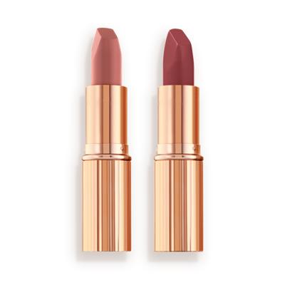 Pillow Talk Lipstick Duo – Nude & Berry-pink Lipsticks | Charlotte Tilbury