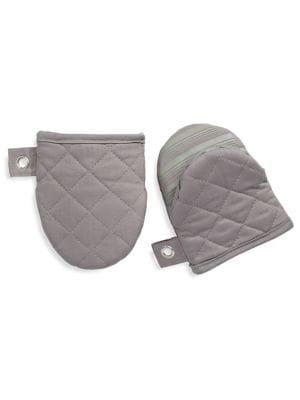 Distinctly Home Classic Kitchen 2-Piece Mini Mitts With Silicone Dip | TheBay