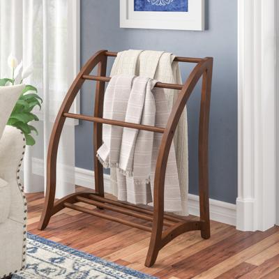 Red Barrel Studio Espinosa Walnut Quilt Rack & Reviews - Wayfair Canada