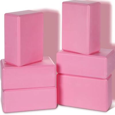 Wettarn 6 Pack Yoga Blocks 9 x 6 x 4 Inch EVA Foam Lightweight Non Slip Yoga Props for Pilates Stretching Meditation