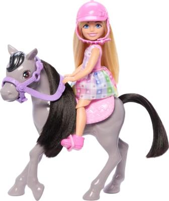 Barbie Club Chelsea Doll, Horse & Riding Theme Playset