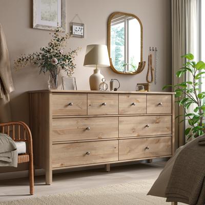 STOREMOLLA 8-drawer dresser, gray-brown stained, 171x50x91 cm (673/8x195/8x357/8)  - IKEA CA