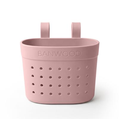 Banwood Pin & Ride Kids Bike Basket, Dusty Rose — Eco-Friendly | Banwood USA