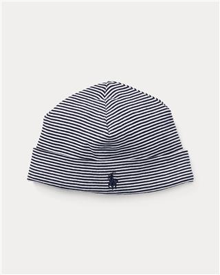 Baby Girls Striped Cotton Hat | Ralph Lauren